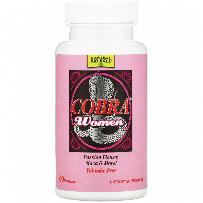 Natural Balance, Cobra Women, 60 VegCaps