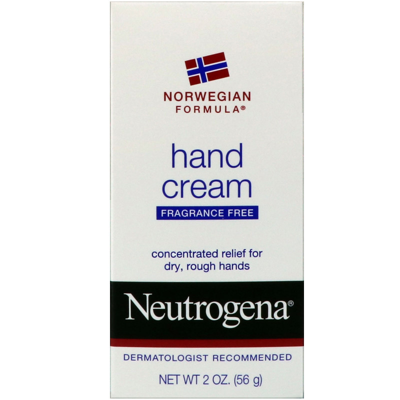 Neutrogena, Крем для рук, Без запаха, 2 унции (56 г)