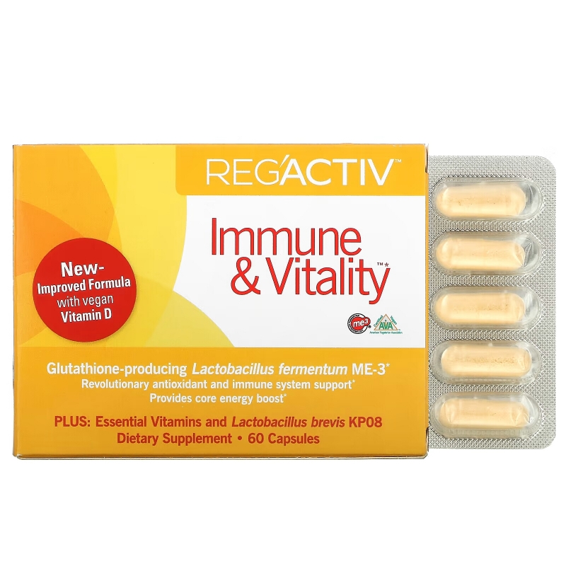 Dr. Ohhira's, Reg'Activ, Immune & Vitality, 60 Capsules