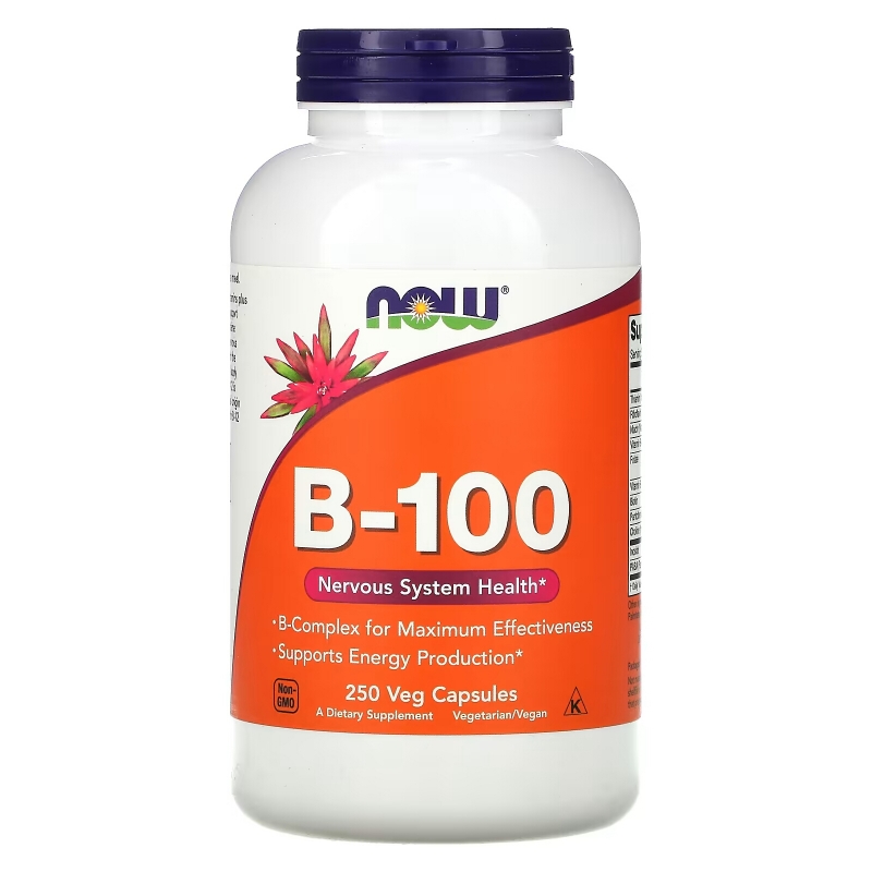 Now Foods, B-100, 250 капсул в растительной оболочке