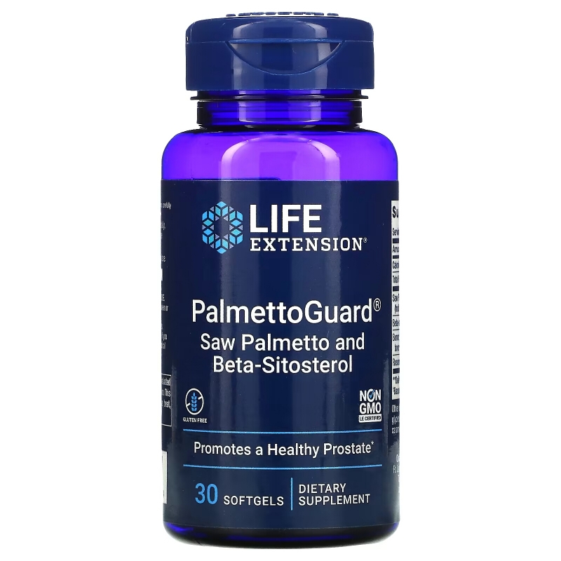 Life Extension PalmettoGuard Пальма сереноа 30 гелевых капсул