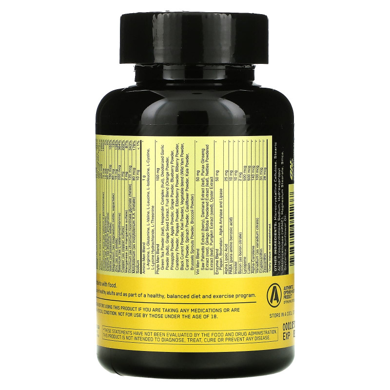 Optimum Nutrition, Opti-Men, Nutrient Opimization System, 90 Tablets