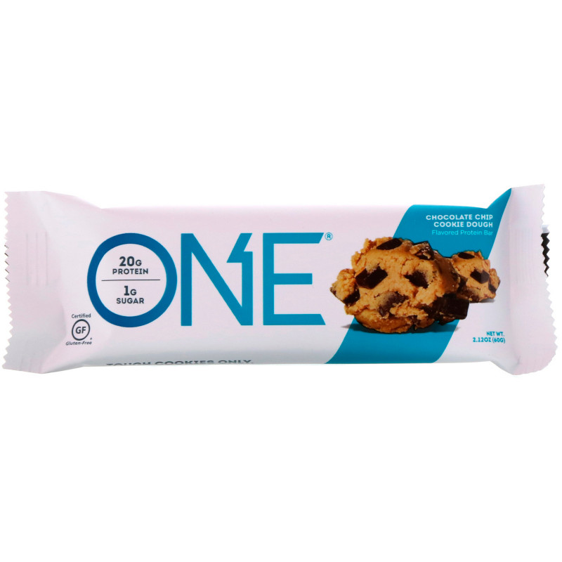 Oh Yeah! One Chocolate Chip Cookie Dough Flavor 12 Bars 2.12 oz (60 g) Per Bar