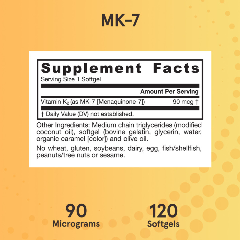 Jarrow Formulas MK-7 90 mcg 120 Softgels