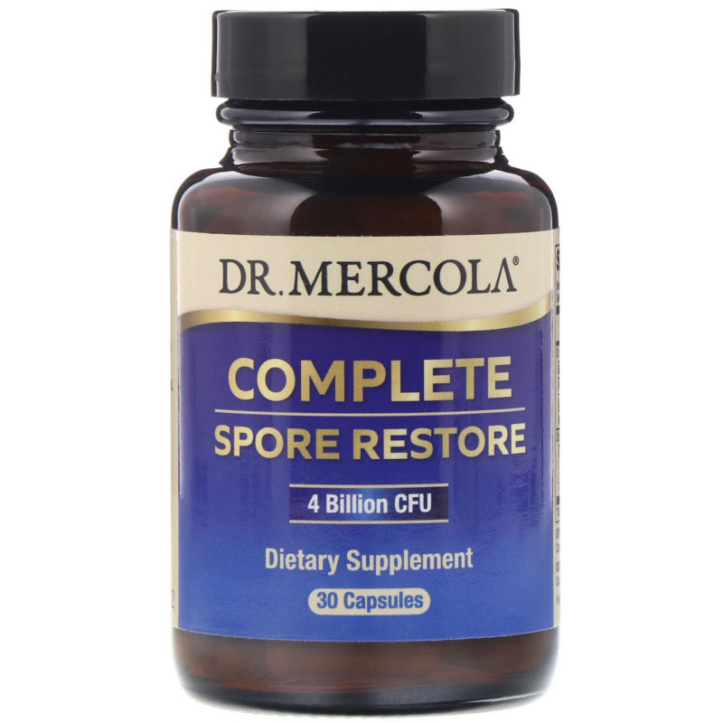 Dr. Mercola, Complete Spore Restore, 30 капсул