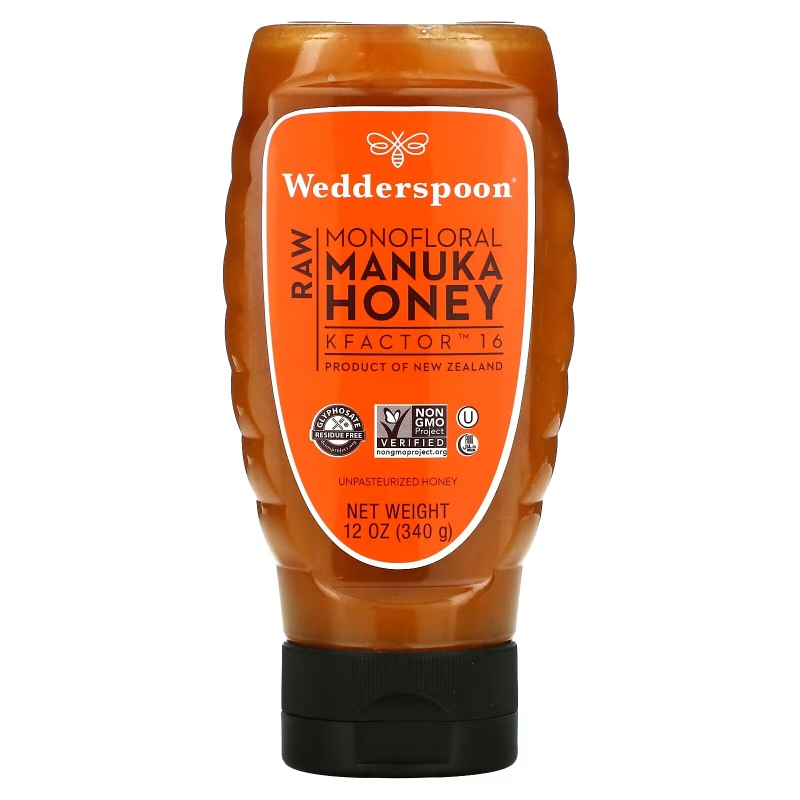 Wedderspoon, Raw Manuka Honey, KFactor 16, 12 oz (340 g)