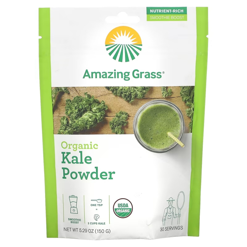 Amazing Grass, Organic Kale Powder, 5.29oz (150g)