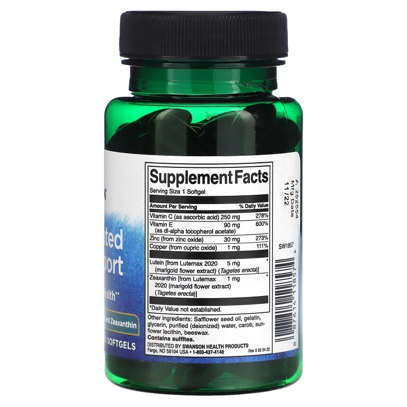 Swanson, Age Related Eye Support, 60 Softgels