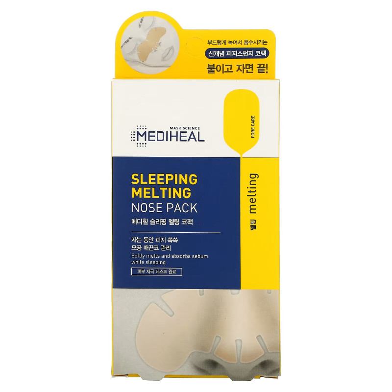 Mediheal, Sleeping Melting Nose Pack, 3 Pack